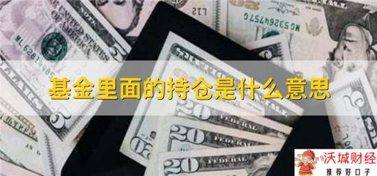 基金里面的持仓是什么意思，手里持有的基金份额