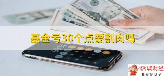 基金亏30个点要割肉吗，分以下两种情况