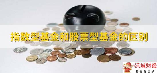 指数型基金和股票型基金的区别，有以下两点