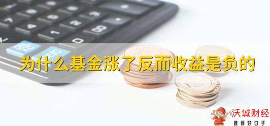 为什么基金涨了反而收益是负的，有以下三点原因