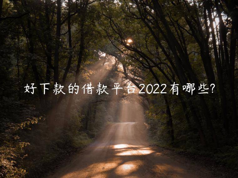 好下款的借款平台2022有哪些?