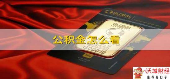 公积金怎么看 怎么查看公积金