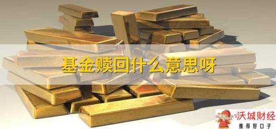 基金赎回什么意思呀，将基金卖出