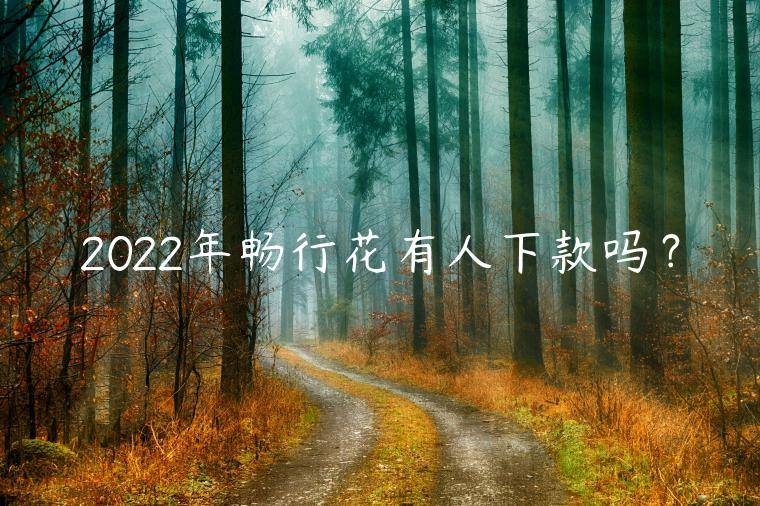 2022年畅行花有人下款吗？