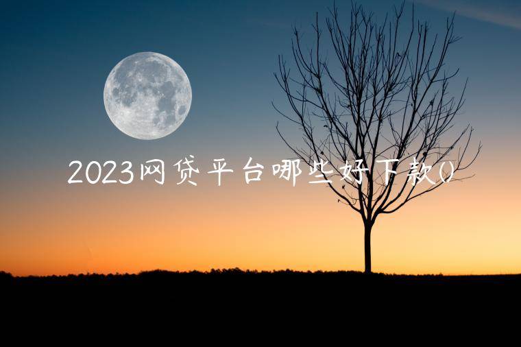 2023网贷平台哪些好下款(精心整理了五家2023频繁被拒秒下的网贷)